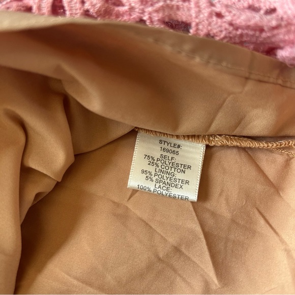 Current Air (Anthropologie) Pink Lace Overlay Midi Dress - Picture 13 of 16